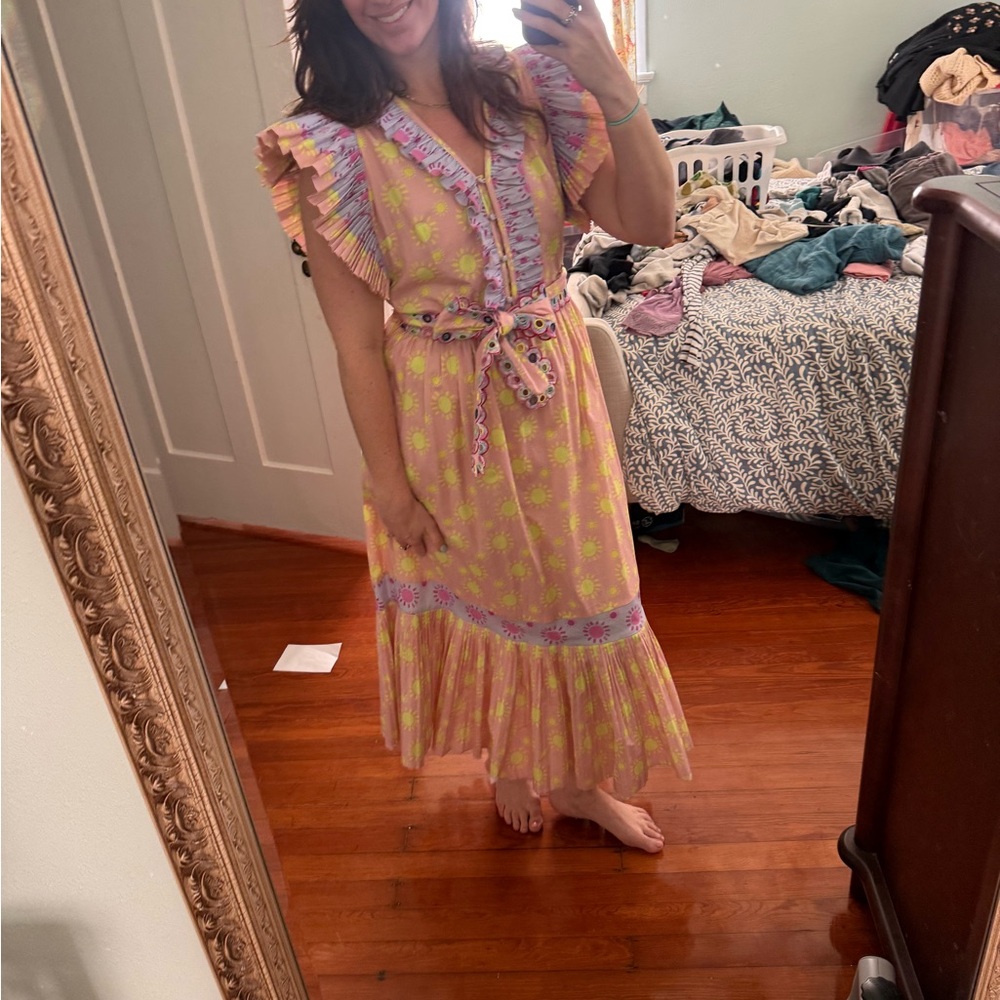 CeliaB Dafne Multicolor Ruffle Dress - Picture 4 of 4